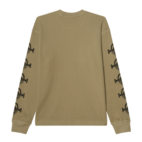 Obey Ears Thermal Ls T-shirt Manches Longues - Vetiver - Streetart.fr