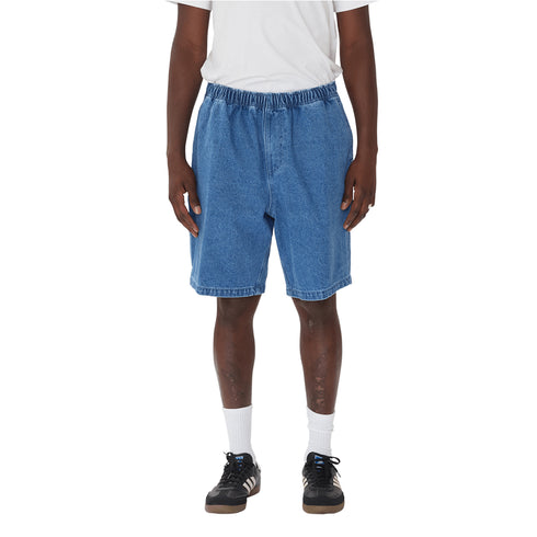 Obey Easy Denim Carpenter Short - Light Indigo - Streetart.fr