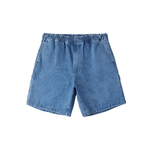 Obey Easy Denim Carpenter Short - Light Indigo - Streetart.fr
