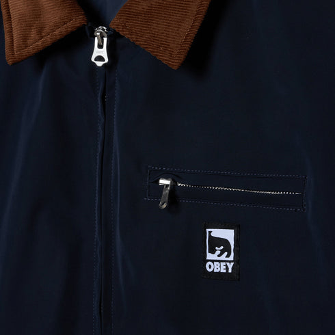 Obey Elysian Jacket - Dark Navy - Streetart.fr