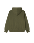 Obey Hybrid Faded Zip Hood - Deep Lichen Green - Streetart.fr