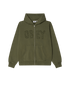 Obey Hybrid Faded Zip Hood - Deep Lichen Green - Streetart.fr