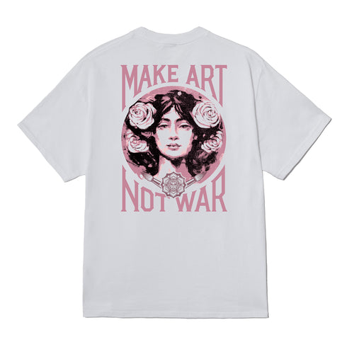 Obey Make Art Not War T-Shirt - White - Streetart.fr