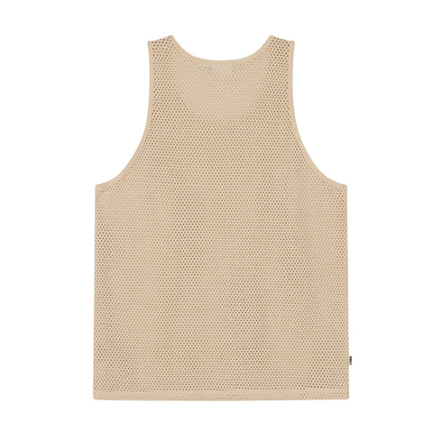 Obey Morro Mesh Tank Debardeur - Wood Ash - Streetart.fr