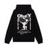 Obey New Vision Extra Heavy Hoodie Sweat A Capuche - Black - Streetart.fr