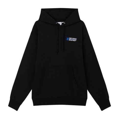 Obey Obey Industries Hood Sweat A Capuche - Black - Streetart.fr