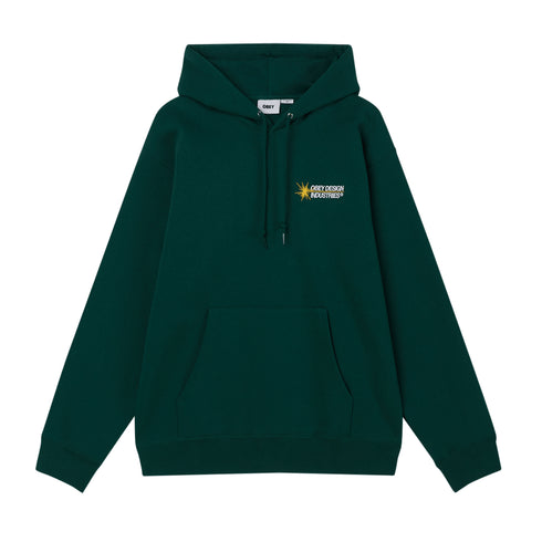 Obey Obey Industries Hood Sweat A Capuche - Rain Forest - Streetart.fr