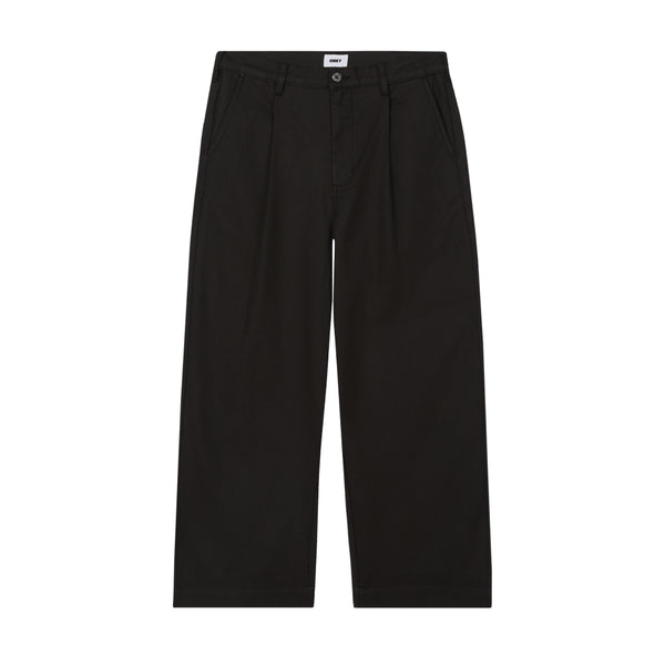 Obey Oliver Pleated Pant Pantalon - Pirate Black - Streetart.fr