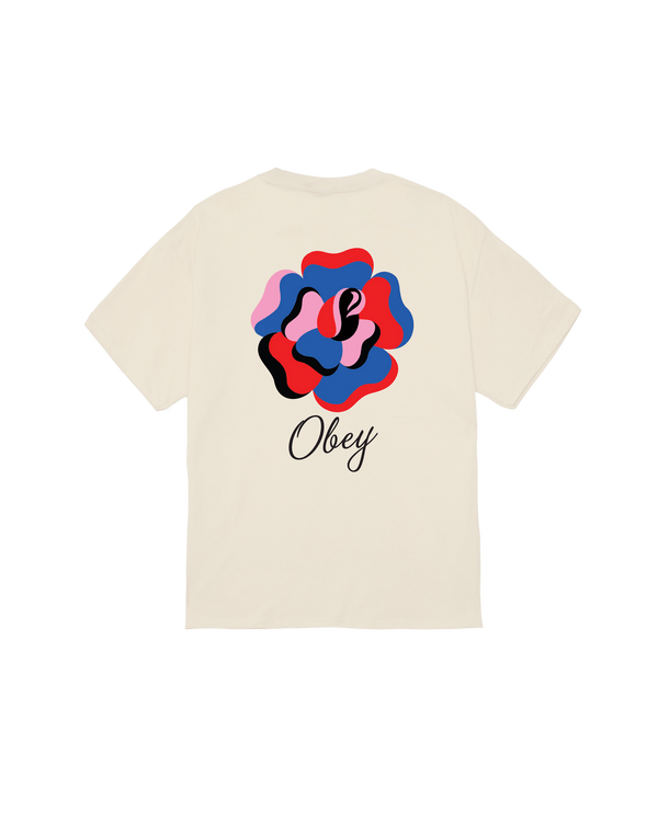 Obey Paper Rose - Cream — t-shirt