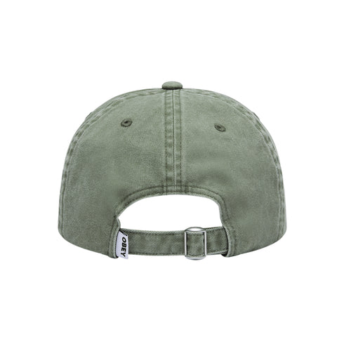 Obey Pigment Obey Bold 6 Panel Sb - Pigment Olive Multi — vue 2