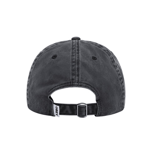 Obey Pigment Oeby Bold 6 Panel Sb Cap - Black — vue 2