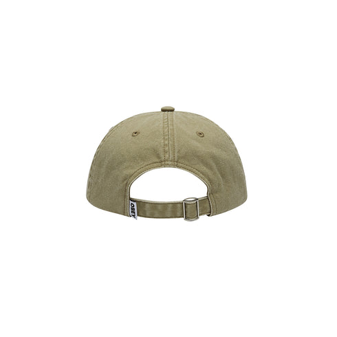 Obey Pigment Pigment Bold 6 Panel Strapback Cap Casquette - Khaki - Streetart.fr