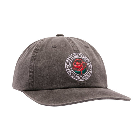 Obey Pigment Studio 6 Panel Snapback Cap - Pigment Black - Streetart.fr