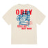 Obey Printing Press Make Art T-Shirt - Cream - Streetart.fr