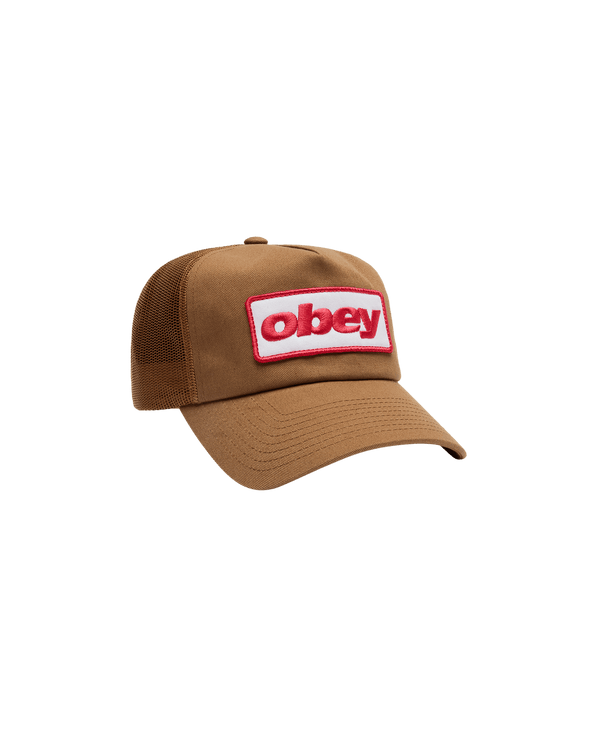 Obey Ranch Trucker Cap - Tan - Streetart.fr