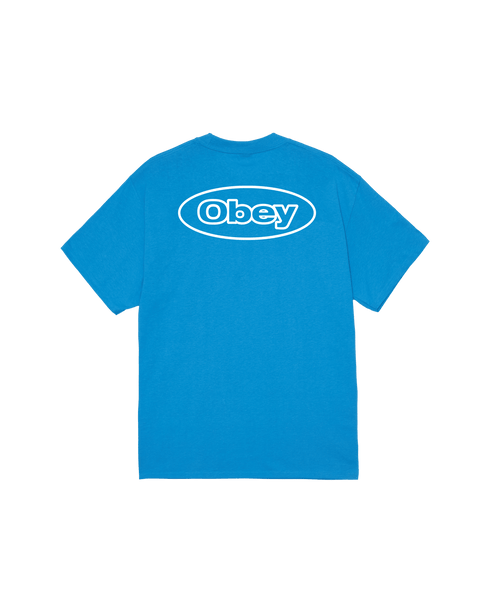 Obey Reaction - Azure Blue - Streetart.fr