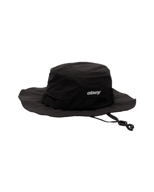 Obey Sobo Trail Bucket Hat - Black - Streetart.fr