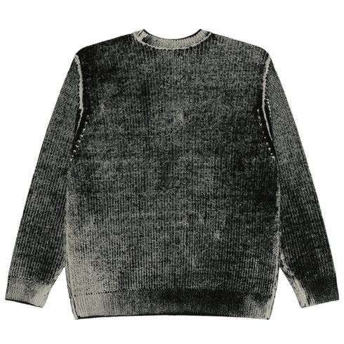 Obey Spray Effect Sweater - Dark Black Multi - Streetart.fr
