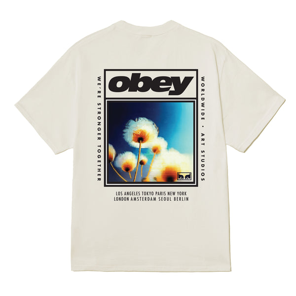 Obey Stronger Together T-Shirt - Vintage White