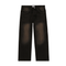 Obey Studded Boxcar Straight Leg Denim - Black Rust Wash - Streetart.fr