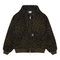 Obey Studded Zip Up Jacket - Dark Leopard - Streetart.fr