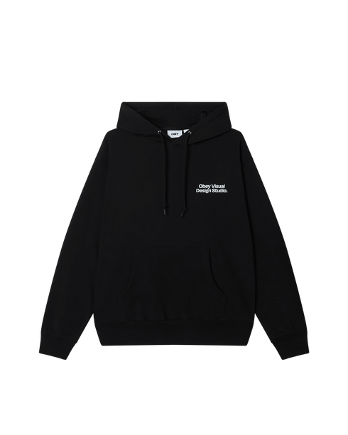 Obey Visual Design Studio Hood - Black - Streetart.fr