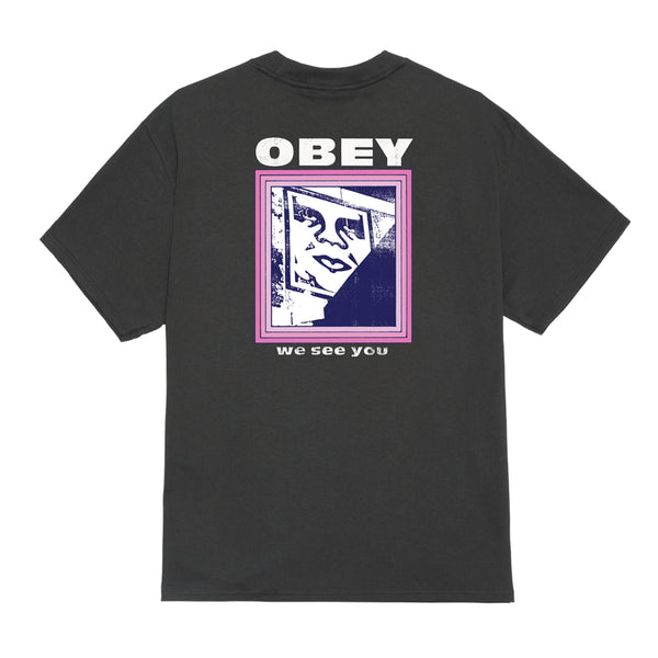 Obey We See You T-Shirt - Vintage Black - Streetart.fr