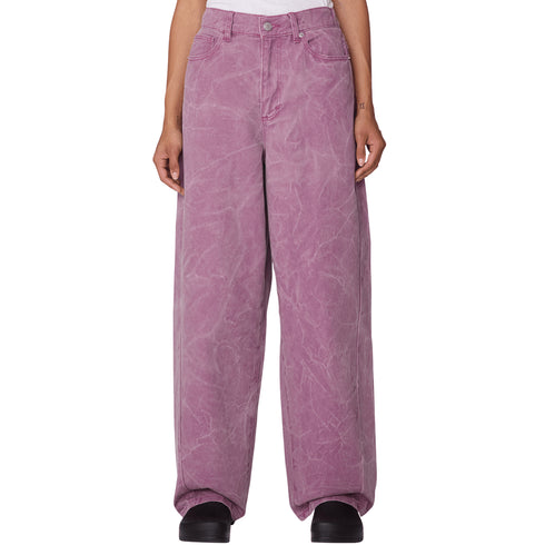 Obey Womens Donovan 5 Pocket Pantalon - Tulip Wrinkle Wash - Streetart.fr