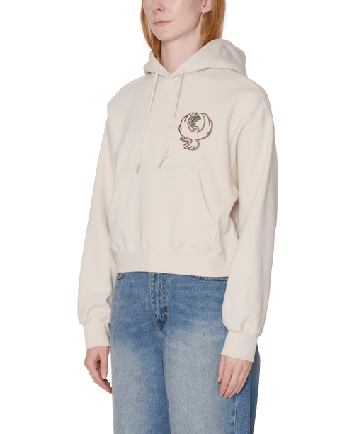 Obey Womens Dove Cropped Hood - Birch - Streetart.fr