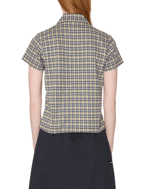 Obey Womens Lila Micro Check - Yellow Multi - Streetart.fr