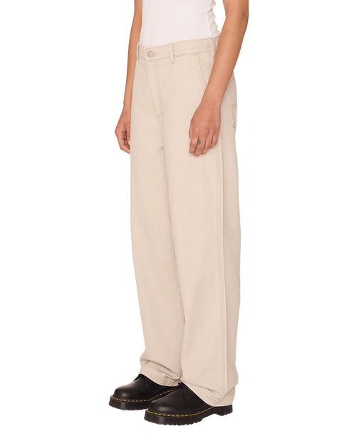 Obey Womens Sybil Carpenter Denim Pant - Sand Faded Wash - Streetart.fr