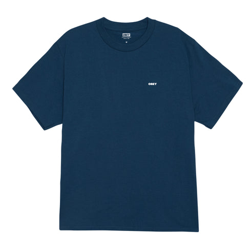 Obey World In Flame T-Shirt - Arbor Blue - Streetart.fr