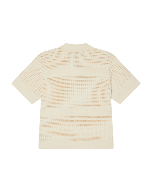 Obey Zach Sweater Shirt Chemise - Unbleached - Streetart.fr