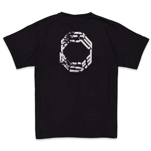 Octagon Fractal T-Shirt - Black - Streetart.fr