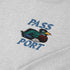 Passport Fast Duck Hoodie Sweat A Capuche - Ash - Streetart.fr