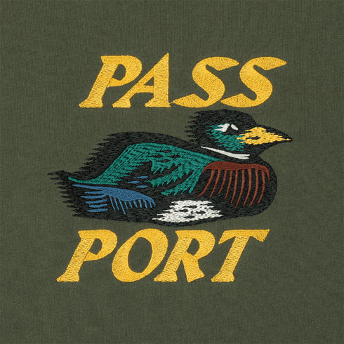 Passport Fast Duck T-Shirt - Olive - Streetart.fr