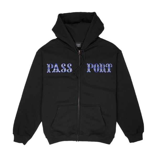 Passport Glint Hodie Zip Sweat A Capuche Zip - Black - Streetart.fr