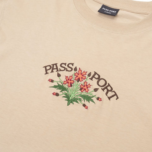 Passport Organic Bloom T-Shirt - Sand - Streetart.fr