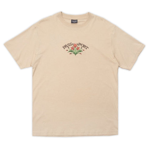Passport Organic Bloom T-Shirt - Sand - Streetart.fr