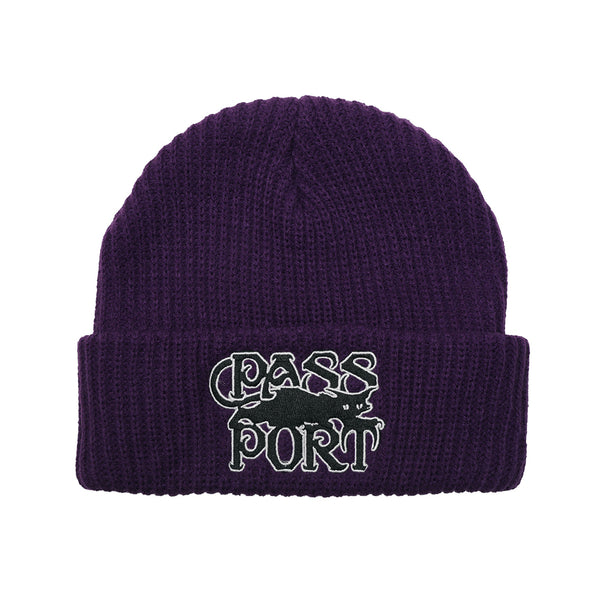 Passport Slinkin Beanie Bonnet - Eggplant - Streetart.fr