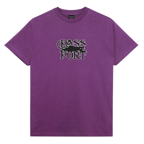Passport Slinkin T-Shirt - Eggplant - Streetart.fr