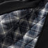 Butter Plaid Lined Zip-Thru Hood - Ash