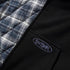 Butter Plaid Lined Zip-Thru Hood - Ash