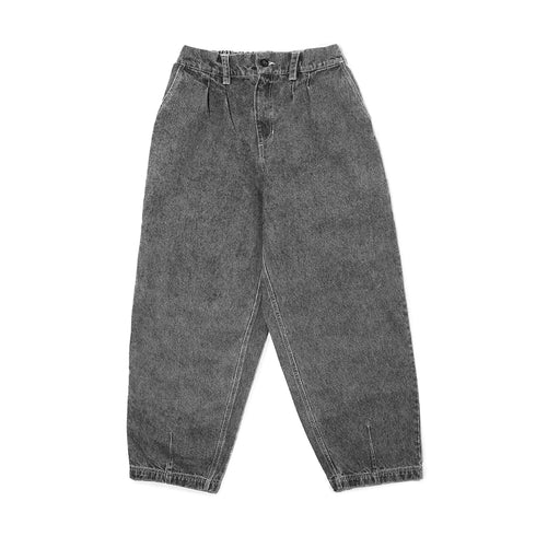 Poetic Collective Ballon Pants Pantalon - Grey Denim Wash - Streetart.fr