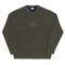 Poetic Collective Bubble Emdroidery Knitted Crew Sweatshirt - Olive - Streetart.fr