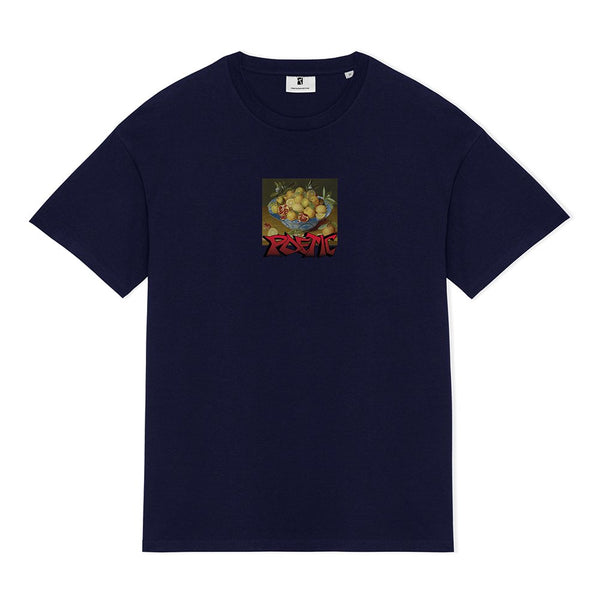 Poetic Collective Graff Fruit T-Shirt - Navy - Streetart.fr