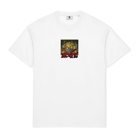 Poetic Collective Graff Fruit T-Shirt - White - Streetart.fr
