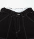 Poetic Collective Painter Shorts - Black Denim - Streetart.fr