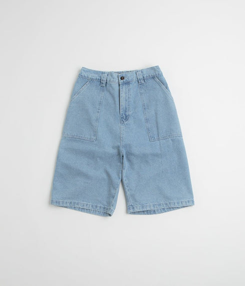 Poetic Collective Painter Shorts - Light Blue Denim - Streetart.fr