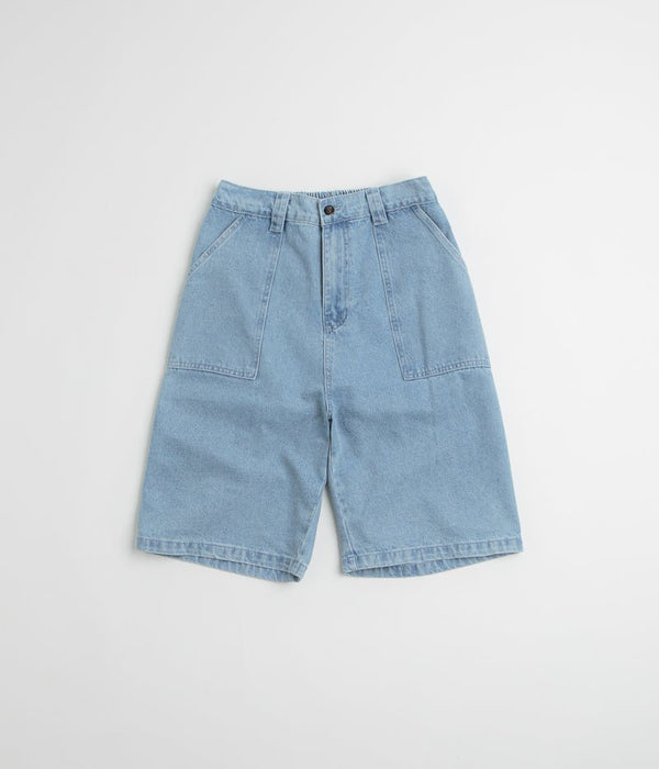 Poetic Collective Painter Shorts - Light Blue Denim - Streetart.fr
